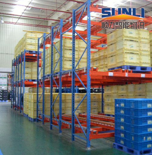 重力自滑式货架 重力自滑式货架